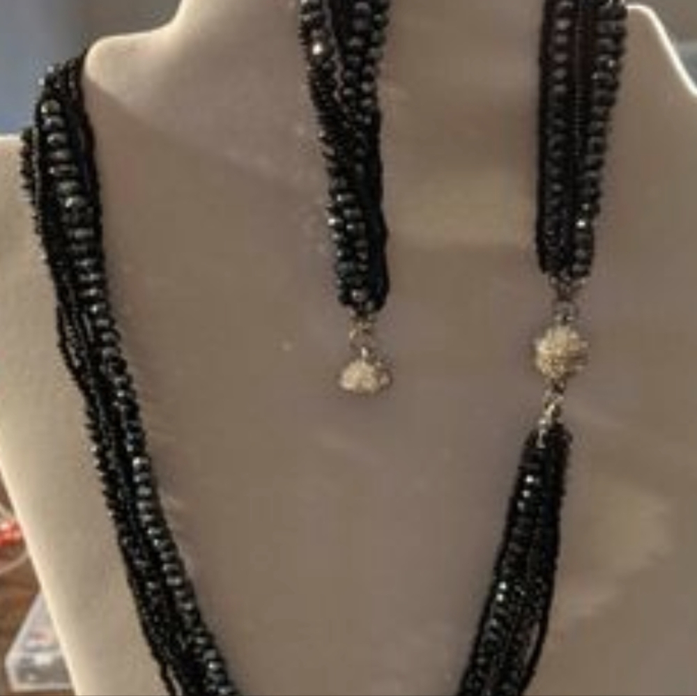 Beaded Necklace/Bracelet Set